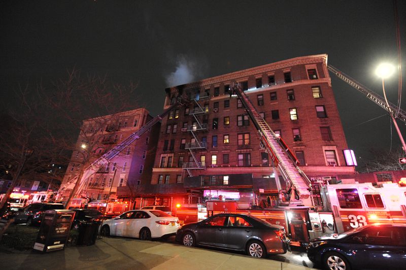 fire accident, New york