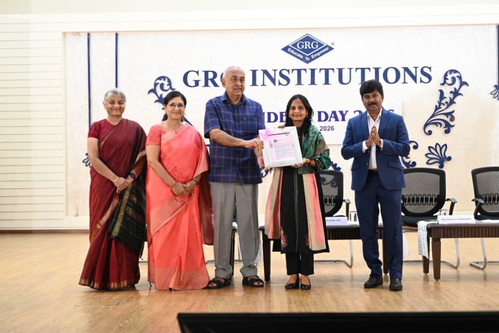 Supriya Sahu IAS at the Founders Day of GRG Institutions